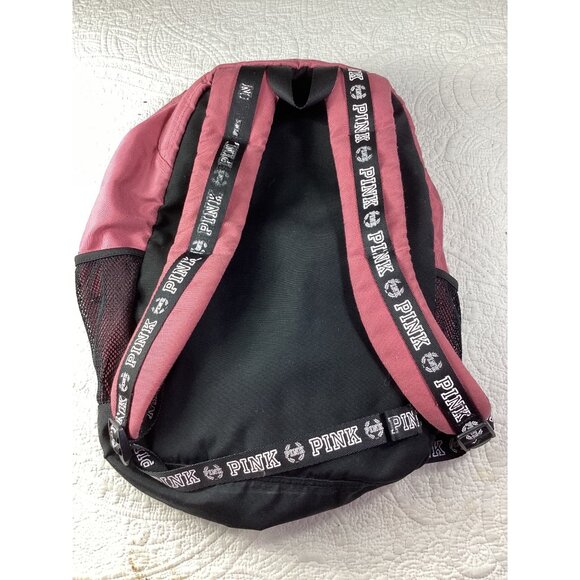 Pink By Victorias Secret Backpack With Logo Straps & Large Front Pocket *VGC - Picture 3 of 7